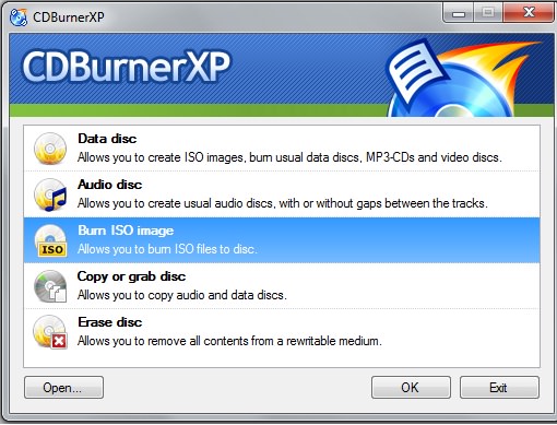 cd burner xp