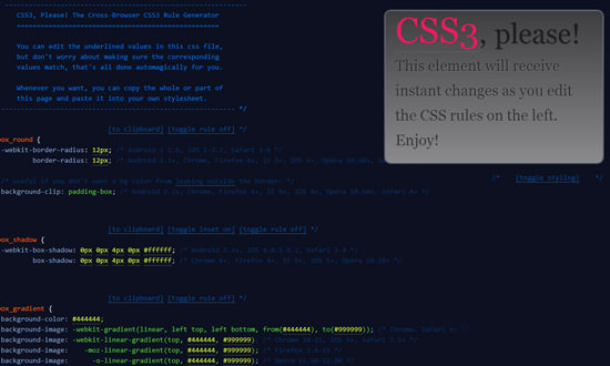 CSS3 Please