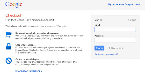 Google Checkout