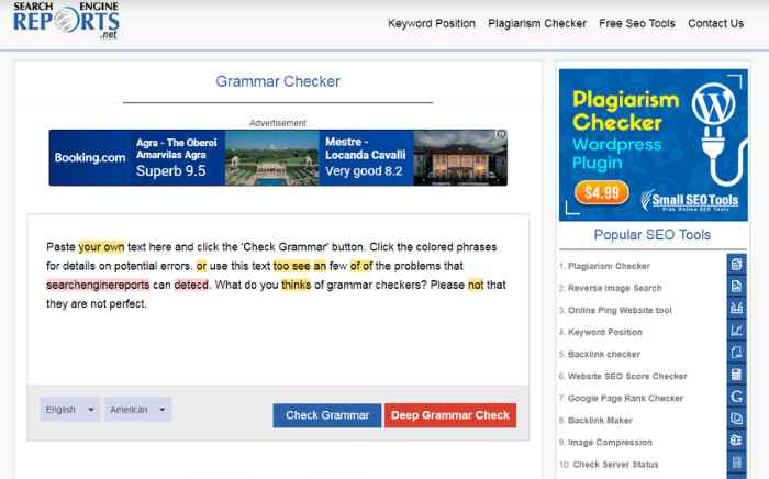 Grammar Check Tool