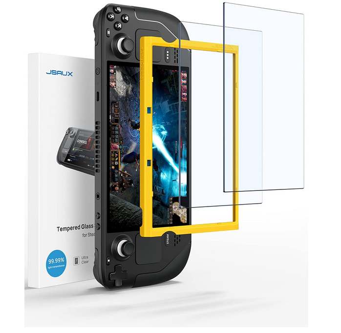 JSAUX 2-Pack Steam Deck Screen Protector