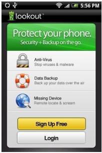 lookout mobile antivirus