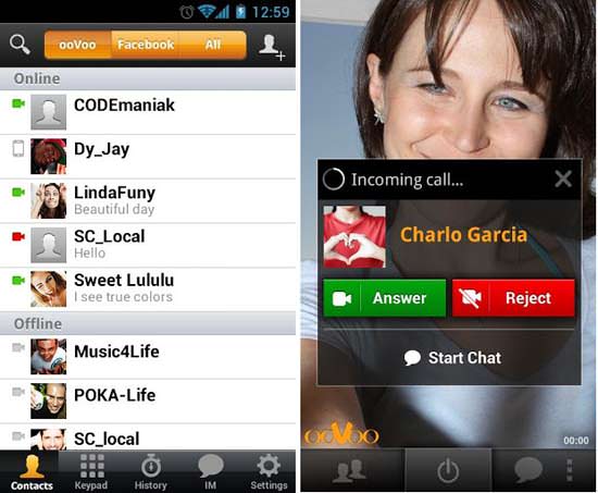 ooVoo App for Android