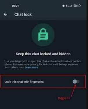 Remove Whatsapp Chat Lock