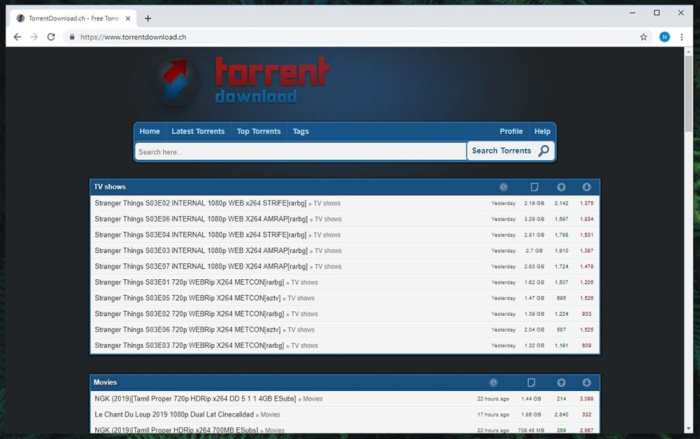 torrentdownload search engine